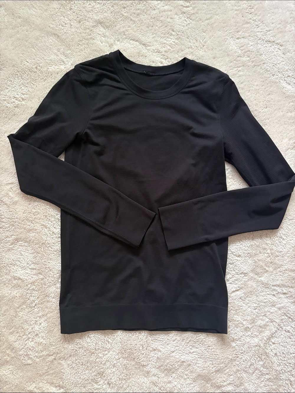 lululemon athletica Black Long Sleeve Crew Top